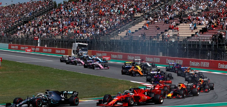 El Gran Premio de España de Fórmula 1, sin público en las gradas